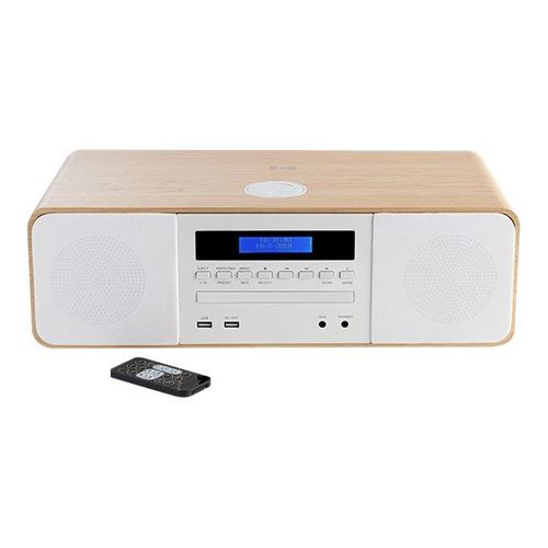 Thomson MIC201IBT - Micro-système - 50 Watt (Totale) - blanc, bois