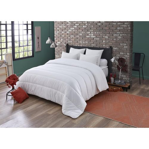 Kalanka-| Couette Chaude Anti-Acariens 140x200 | Pour Lit 1 Personne | Couette Saniprotect |Protection Efficace Et Ultra Douce | Fabriqué En France | Lavable En Machine À 40°C
