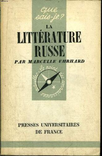 Que Sais-Je? N° 290 La Littérature Russe