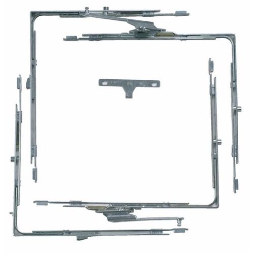 Boite de base de coulissant à translation droite finition argent - FERCO - K-14191-00-R-1
