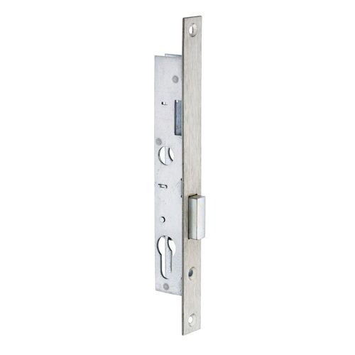 Serrure à larder 1 point pêne dormant à cylindre européen axe 31 mm - Pour gâche électrique Métalux 13