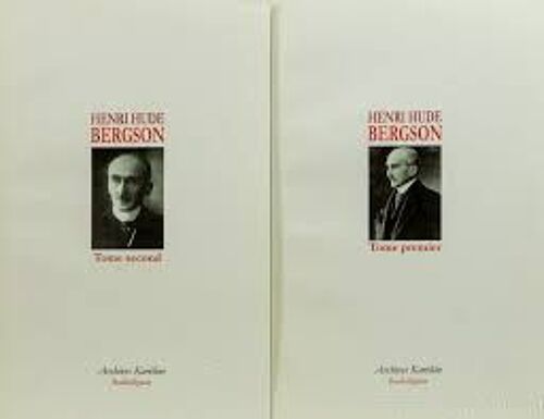 Henri Hude - Bergson, Complet En 2 Volumes - Philosophie Europeenne - Éditions Universitaires