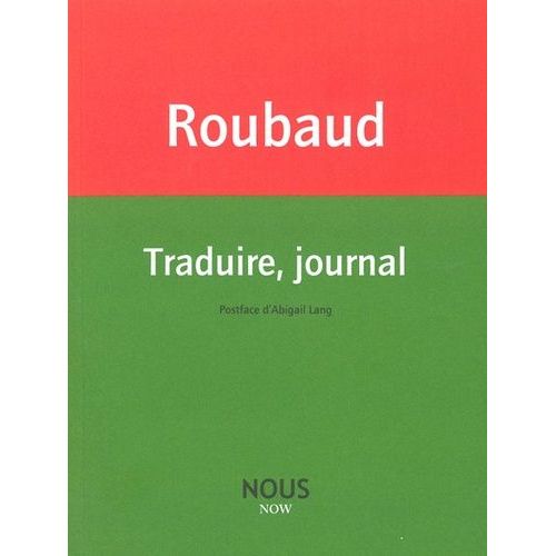 Traduire, Journal