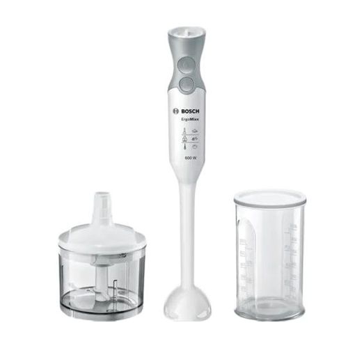 Bosch ErgoMixx MSM66155 - Mixeur à main - 600 Watt - blanc/gris