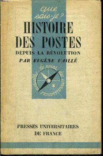 Que Sais-Je? N° 260 Histoire Des Postes
