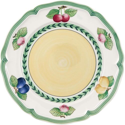 Kalanka-10-2281-2640 French Garden Assiette À Dessert Porcelaine Vert 22 X 23 X 7 Cm