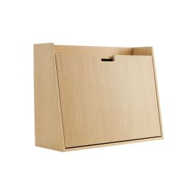 Bureau Mural Vintage Ch?Ne Avec Rangements L78 Cm Gabin