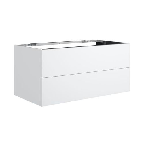 neoro n50 Meuble bas l : 100 cm, avec 2 tiroirs, BN0423WM