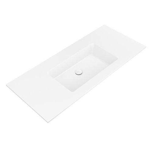 neoro n50 Lavabo ultra plat à encastrer l : 120,5 P : 51,5 cm, BN0101WM