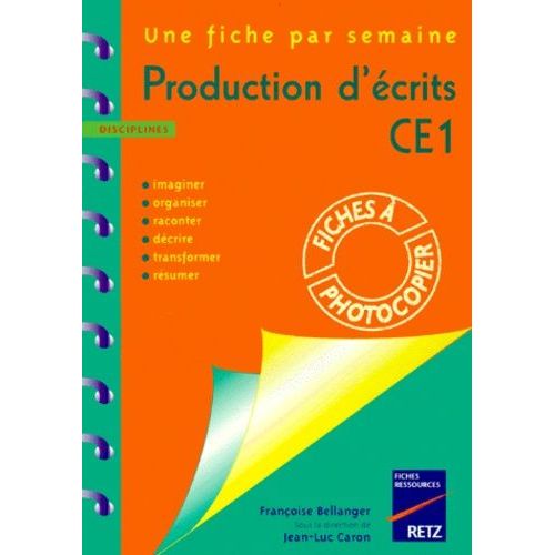 Production D'écrits Ce1
