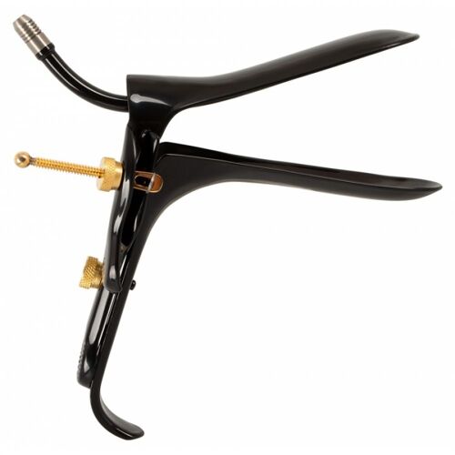 Speculum Anal Spéculum En Métal Bec 10 Cm - Hauteur 6.5 - 8 Cm Noir Fetish Collection