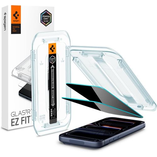 CAUC-Glas.tR EZ Fit Verre Trempé pour iPhone 17, iPhone 17 Pro, iPhone 16 Pro, 2 Pièces, Anti-Espion, Installation Facile, Dureté 9H, Résistant aux Rayures, Protection écran