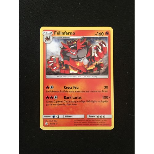 (37) Félinferno 26/149 Pokemon