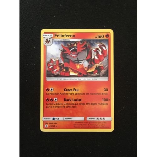 (50) Félinferno 26/149 Pokemon