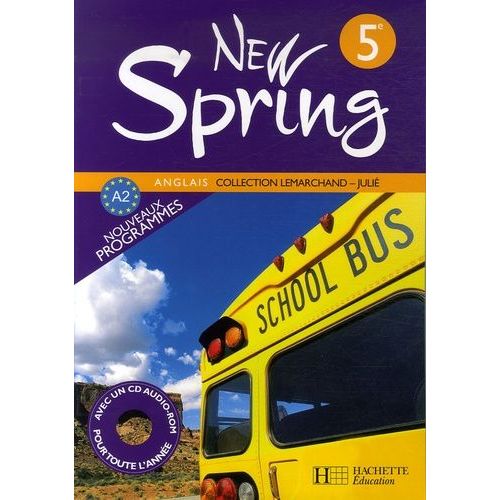 Anglais 5e New Spring - (1 Cd Audio)