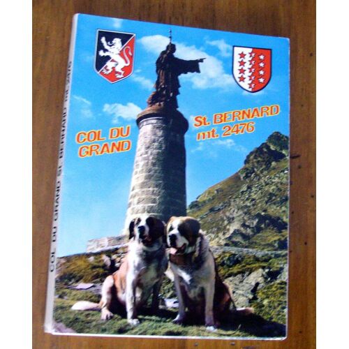 Col Du Grand St. Bernard Mt.2476-Carnet Dépliant- 12 Cartes Postales