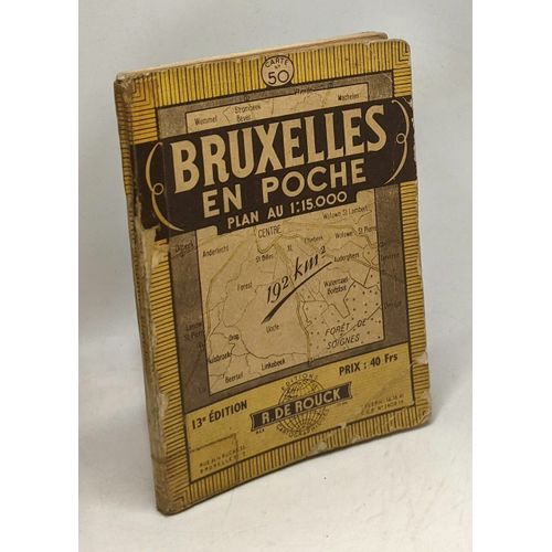 Bruxelles En Poche - Plan Au 1:15.000 --- 13e Édition