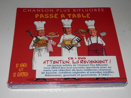 Chanson Plus Bifluoree Passe A Table Cd + Dvd