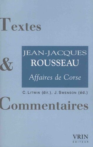 Jean-Jacques Rousseau - Affaires De Corse