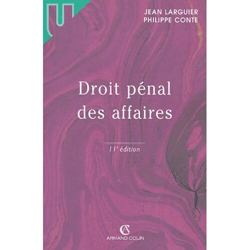 Droit Pénal Des Affaires - Edition 2004
