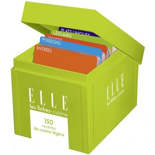 Coffret Elle Les Fiches-Cuisine - 150 Recettes Faciles Et Légères
