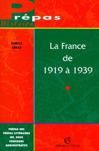 La France De 1919 À 1939