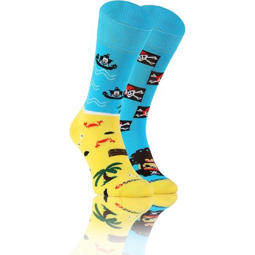 Kalanka-Chaussettes Fou Marrant Froussard Oddsocks Drôles Coloré Homme Femme Lot 3 Paires À Motifs Différent