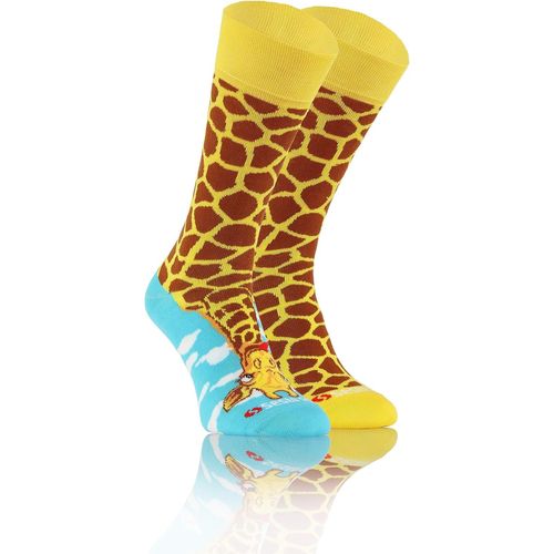 Kalanka-Chaussettes Fou Marrant Froussard Oddsocks Drôles Coloré Homme Femme Lot 3 Paires À Motifs Différent