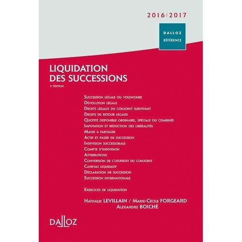 Liquidation Des Successions