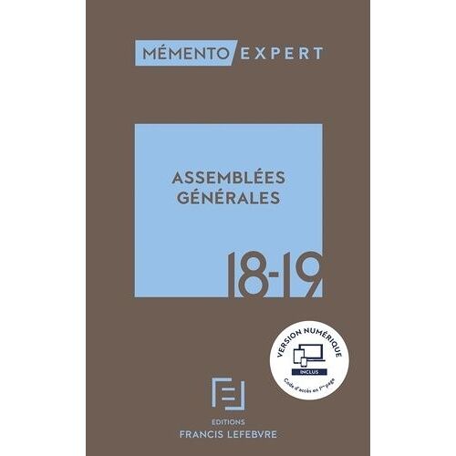 Assemblées Générales - Mémento Expert 2018-2019