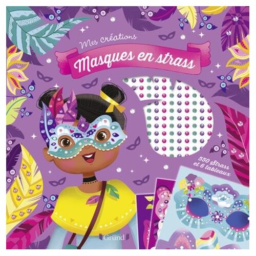 Masques En Strass - Avec 550 Strass Et 1m D'élastique