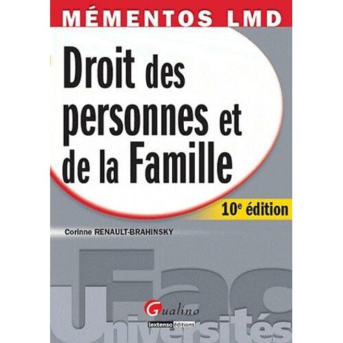 Droit Des Personnes Et De La Famille 2011-2012