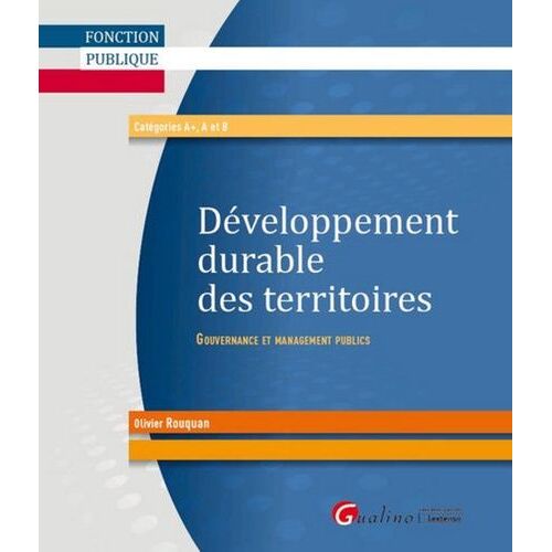 Développement Durable Des Territoires - Gouvernance Et Management Publics