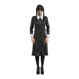 Déguisement Mercredi Robe Écolière À Motifs Fille