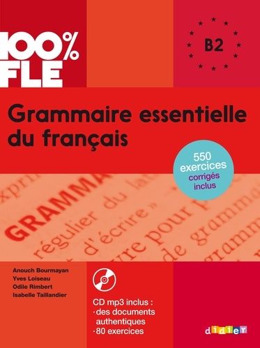 Grammaire Essentielle Du Français B2 (1 Cd Audio Mp3)