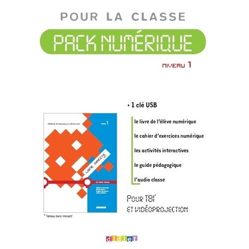Ligne Directe 1 A1 - Pack Numérique Pour La Classe, 1 Clé Usb