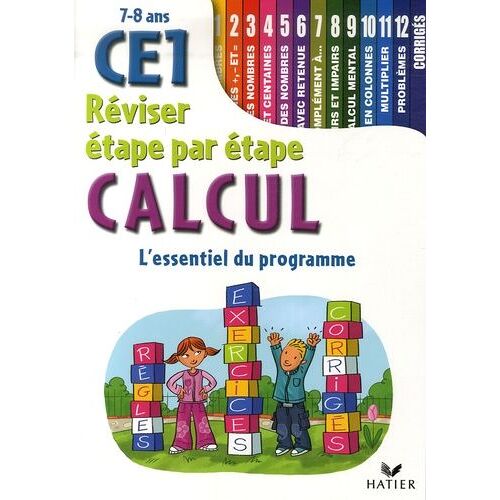 Réviser Étape Par Étape Calcul Ce1 - 7-8 Ans