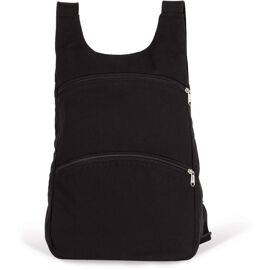 Sac à dos recyclé avec poche arrière antivol - KI5101 - noir