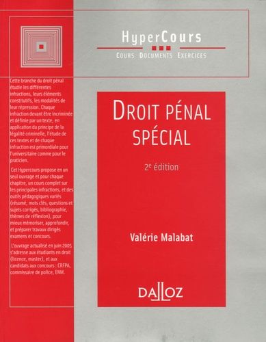 Droit Pénal Spécial