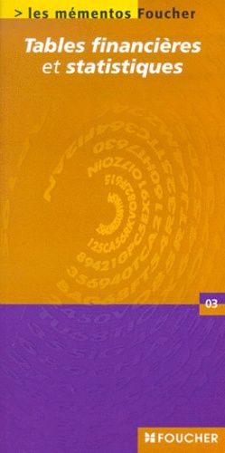 Tables Financières Et Statistiques