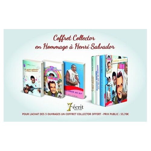 Le Coffret Collector D'henri Salvador - Coffret En 3 Volumes : Bernard Michel - Ma Vie Est Un Jukebox - Salvador En Rit - Le Monde Enchanteur D'henri Salvador