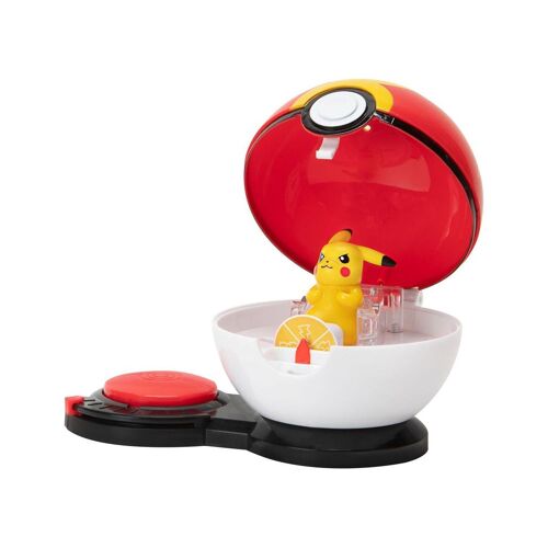Jeu de société - Surprise Attack Game - Pikachu vs Bulbasaur - 2 Pokeballs - 6 disques d'attaque