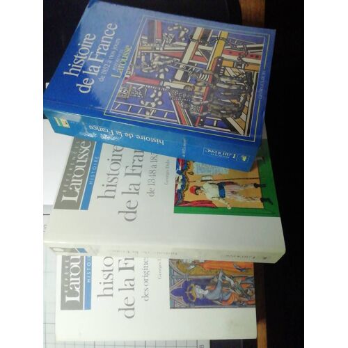 Lot Des Trois Tomes De Larousse Histoire De La France Des Origines A Nos Jours / Georges Duby
