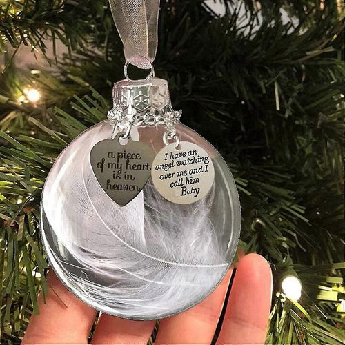 Ornements de boule de Noël Décorations d'arbre avec des ornements de Noël classiques transparents incassables pour les ornements d'arbre de Noël Jupe d'arbre Home Party Holid