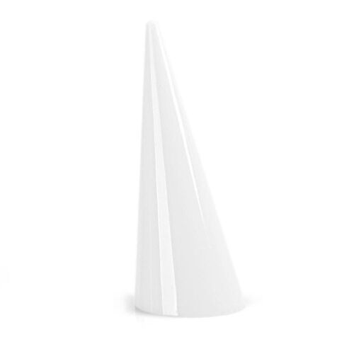 1pc Plastique Doigt Cône Doigt Anneau Présentoir Vitrine Titulaire Stockage-Blanc