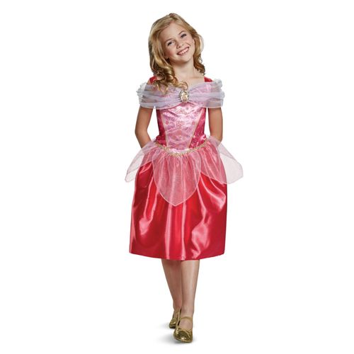 Déguisement Aurore La Belle Au Bois Dormant Classique Fille - Taille: 3 - 4 Ans (97 - 109 Cm)