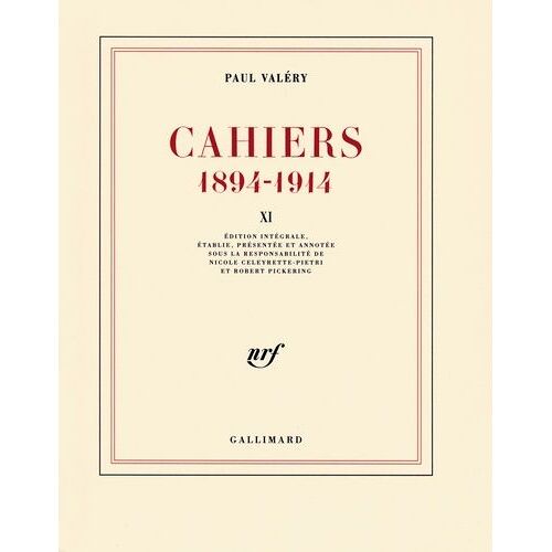 Cahiers 1894-1914 - Tome 11, 1911-1912