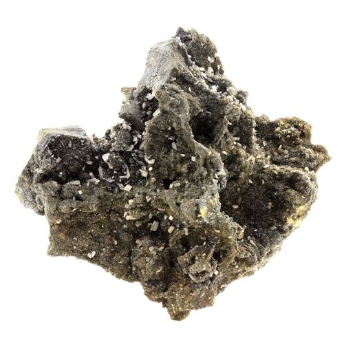 Cerusite Sur Blende. 1229.5 Ct. La Sanguinéde, Les Malines, France.