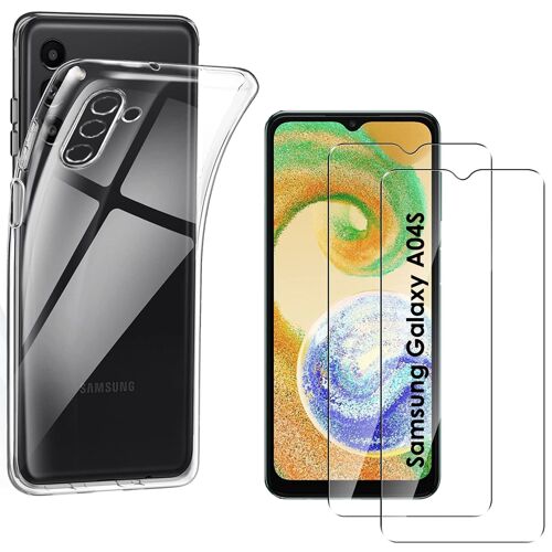 Coque Pour Samsung Galaxy A04s Et 2 Verres Trempe Film Protection Ecran Phonillico©