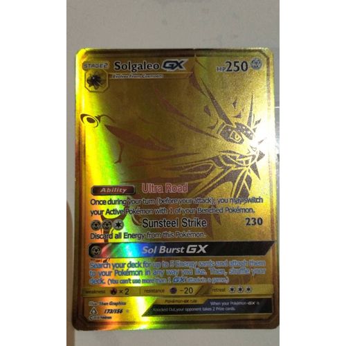 A Vendre Carte Pokémon Solgaleo Gx